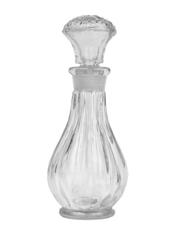 Clear Genie glass bottle. Capacity: 1.14oz (32ml)