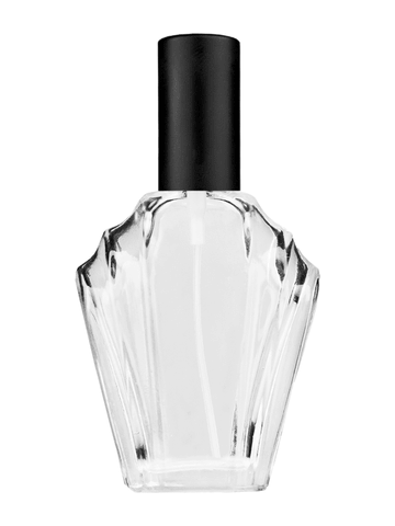 Flair design 13ml Clear glass bottle with matte black spray.